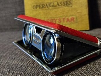 Vintage divadelní kukátko CRYSTAR – Made in Japan 50.léta