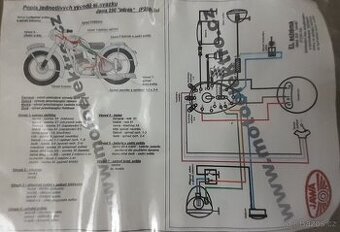 Jawa pérák FJ - elektroinstalace
