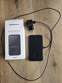Bezdrátová nabíječka Duo charger pro mobil + hodinky/sluchát