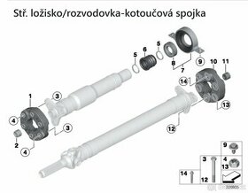 Kardan BMW 135i N54 MT od 3/2008