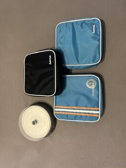 Nová pouzdra na DVD/CD Hama + nová prázdná DVD RW