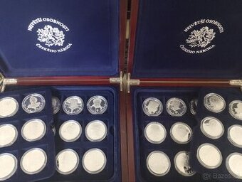 Největší osobnosti českého národa -48 medailí Ag