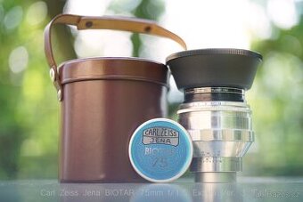 Carl Zeiss Jena Biotar 75mm f/1.5 Exakta Ver. 3, Servis 2025