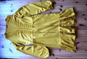 Orsay medově žluté šaty vel. XS - 1