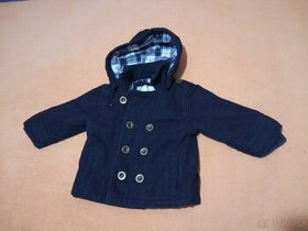 zimní chlapecký vlněný kabátek  Mothercare 80 (9-12M)