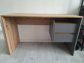 Pracovní stůl - dub artisan - 1