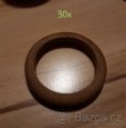 dřevěnné záclonové kroužky - 1