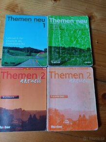 Učebnice německého jazyka Themen neu 1 a Themen 2