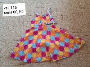 Letní šaty vel. 116