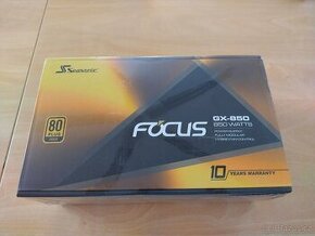 Prodám NOVÝ počítačový zdroj Seasonic Focus GX 850 Gold
