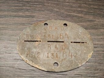 ID známka pracovních oddílů RAD, Wehrmacht