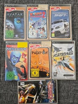 Psp hry set 7ks