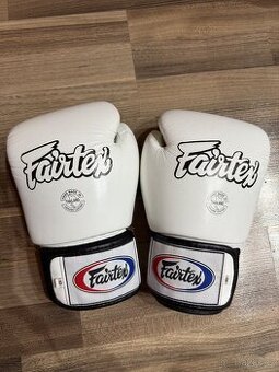 Fairtex boxerské rukavice 10 oz – pravá kůže, super stav