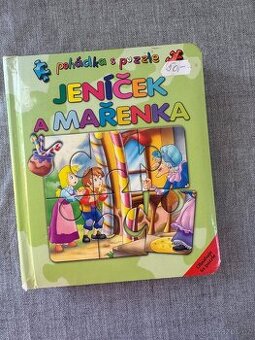 Knížka s puzzle Jeníček a Mařenka - 1