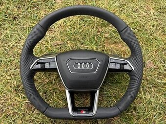 AUDI sportovy volant kozeny zkoseny
