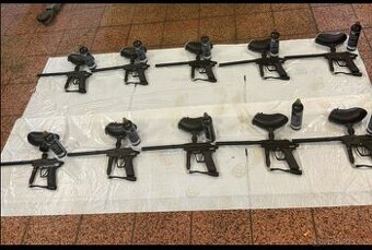 KOMPLET SADA PAINTBALL ZBRANÍ