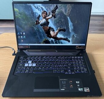 Herní ntb. ASUS TUF Gaming 17", Ryzen 7, RTX 3070