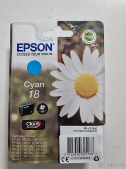 Originální náplň do tiskárny Epson Cyan 18