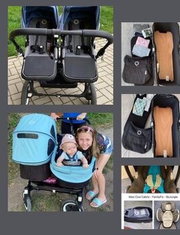 Bugaboo Donkey, vajíčko Maxi-Cosi a isofix Family fix