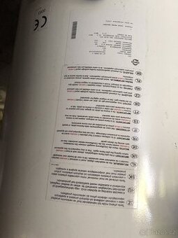 Plynovy bojler 100l