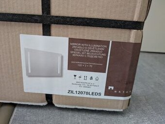 Koupelnové zrcadlo s LED osvětlením, 120x70 - Nové