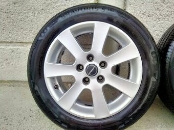 Alu kola Borbet 7J x r16, 5x112, ET 38, Letní pneu 205/55