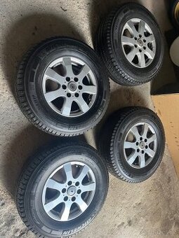 Alu kola 6x130 r16+ letní pneu michelin