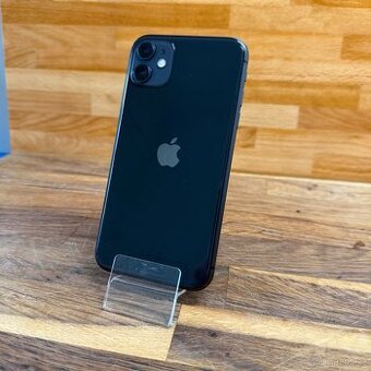 IPhone 11 64GB, černý, 100% baterie (rok záruka)