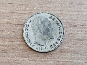 Dánsko mince 4 Skilling 1856 Frederik VII. Dánské království