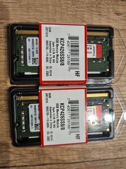 Kingston 8GB DDR4 2666MT/s Non-ECC SODIMM pro notebooky