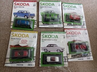 Sběratelská autíčka/modely DeAgostini