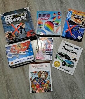 Různé hry, přebytky, hračky - 1