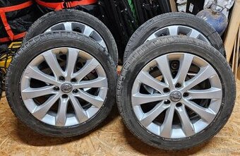 ALU disk 5x110 R17 4ks + pneumatiky 225x45x17