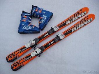 296. Lyže BLIZZARD - 120 cm + boty LANGE 35 eu - set