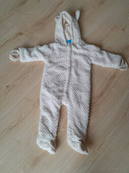 Plyšový overal vel. 68/74, nenošený