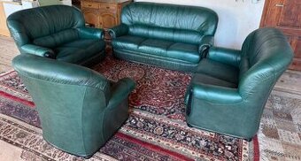Luxusní kožená sedací souprava 3+2+2+1,6347