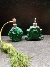 Flakon, Malachitové sklo