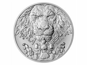 Český Lev 2023 stříbrná mince 1oz