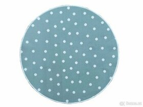 Kusový koberec Puntík mint kruh (90 a 110 cm) - 1