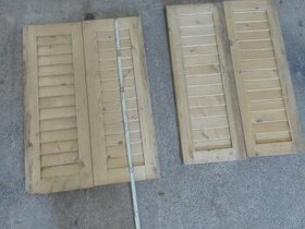 Dřevěné okenice - 1