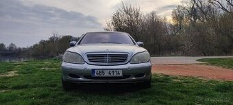 MB S400CDI 2001 naj. 350tis, SZ, max výbava, plně pojízdný