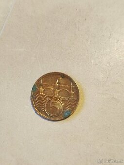 Mince 5 haléř 1930