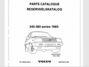 Volvo 343, 345, 340, 360 nové originální díly