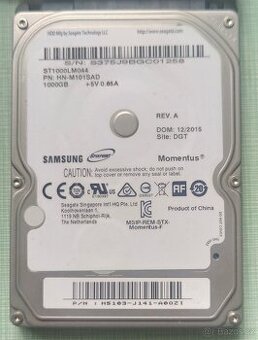HDD SEAGATE ST1000LM044 SATA 1TB 2,5" - FUNKČNÍ