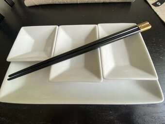 Keramická sada na servírování sushi nová