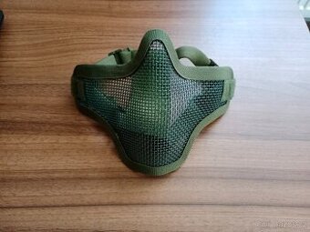 Prodám tvarovatelnou masku STRIKE – olivová – skvělá ochrana