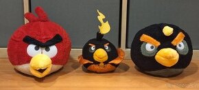 Plyšáci Angry Birds - cena za 3 ks