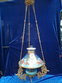 Petrolejová lampa - lustr