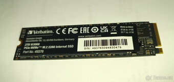 3ks 2TB SSD M.2 Verbatim Vi3000 PCIe NVMe