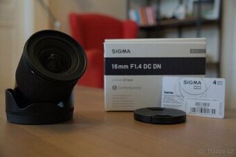 Sigma 16mm f1.4 pro Sony